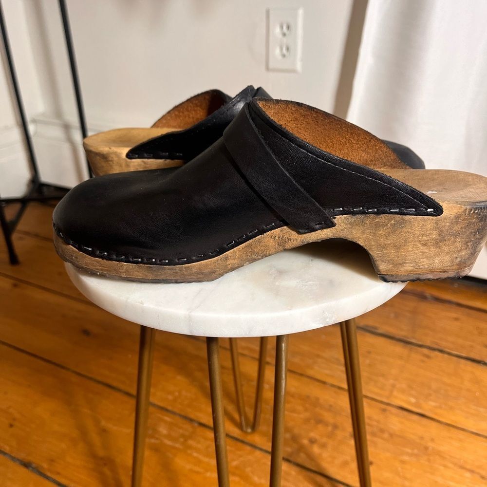 Lotta Elsa Clog Black Wood Size 39 - Picture 5 of 7